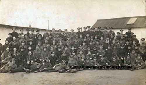 <p>Prisoners at Crossen POW Camp
